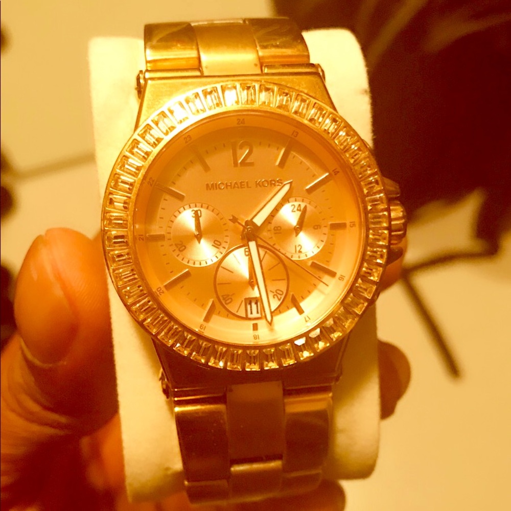 Rose gold Michael Kors watch